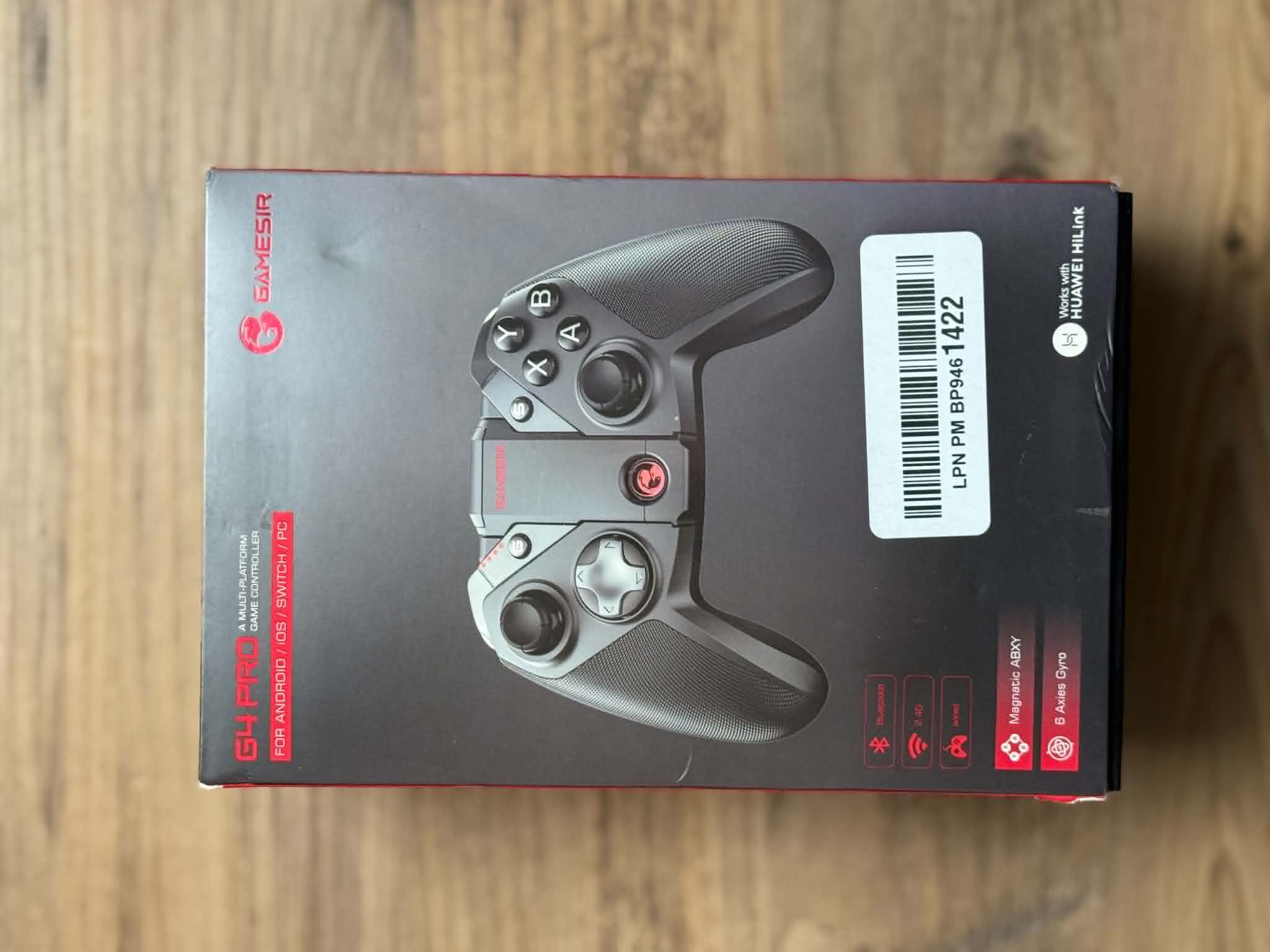 GameSir G4 Pro უსადენო გეიმინგ კონტროლერი.